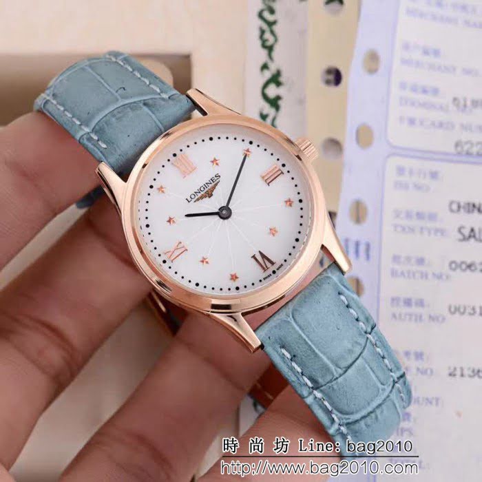 LONGINES浪琴 原裝石英機芯 女士腕表 WSS1216
